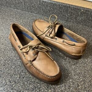 Sperry Brown Leather Boat Shoes